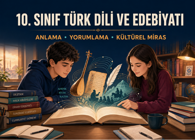 10. Sınıf Türk Dili ve Edebiyatında Anlama, Yorumlama ve Kültürel Süreklilik