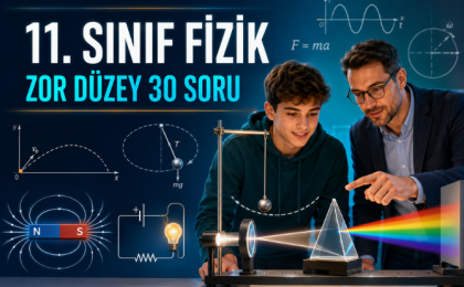 11. Sınıf Fizik Zor Düzey Soruları Konu Açıklaması