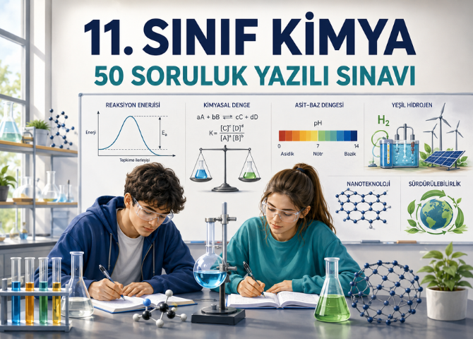11. Sınıf Kimya Yazılı Sınavında Öğrencileri Bekleyen Konular