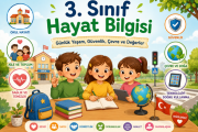 3. Sınıf Hayat Bilgisi Yazılısına Hazırlık ve Kazanım Rehberi