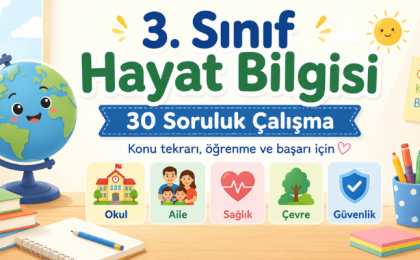 3. Sınıf Hayat Bilgisi Konu Özeti