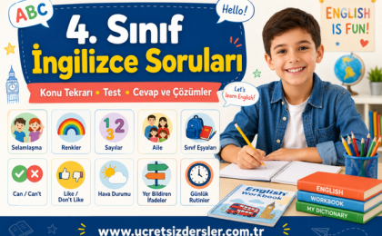 4. Sınıf Yabancı Dil (İngilizce) Testi – Kısa Konu Bilgilendirme