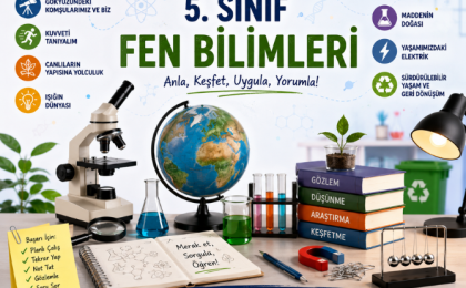 5. Sınıf Fen Bilimleri Yazılısına Hazırlık ve Öğrenme Rehberi