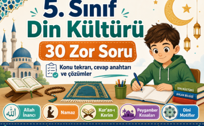 5. Sınıf Din Kültürü ve Ahlak Bilgisi – Konu Özeti
