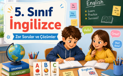 5. Sınıf İngilizce Zor Sorular