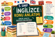 5. Sınıf İngilizce Yazılı Sınavı – Günlük Hayatta İngilizceyi Kullanıyoruz