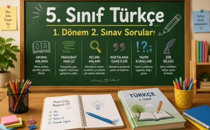 5. Sınıf Türkçe 1. Dönem 2. Sınav Konu Özetleri