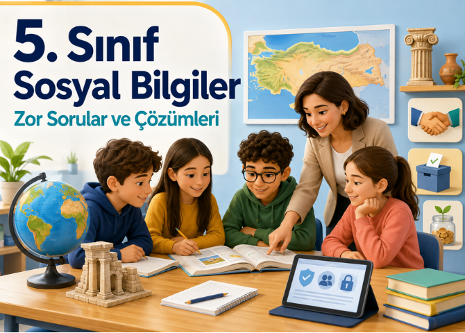 5. Sınıf Sosyal Bilgiler Zor Sorular Konu Anlatımı