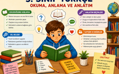 5. Sınıf Türkçe 50 Soruluk Özel Yazılı Sınavı