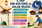 6. Sınıf Din Kültürü ve Ahlak Bilgisi  Yazılıya Hazırlık Rehberi