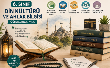 6. Sınıf Din Kültürü ve Ahlak Bilgisi – Sınav Konu Bilgilendirmesi