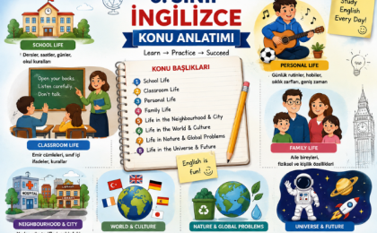 6. Sınıf İngilizce Yazılı Sınavı Soruları Genel Tekrar