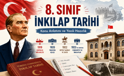 8. Sınıf T.C. İnkılap Tarihi ve Atatürkçülük Konu Anlatımı