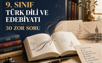 9. Sınıf Türk Dili ve Edebiyatında Metin Tahlili ve Anlatım Becerileri Soruları