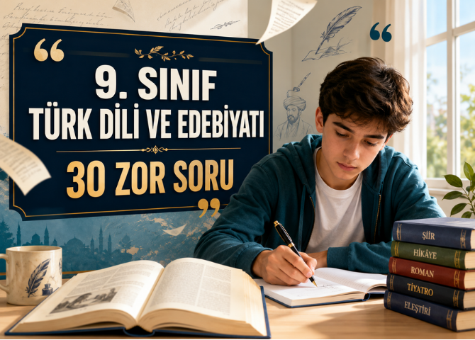 9. Sınıf Türk Dili ve Edebiyatı Zor Sorular Konu Açıklaması