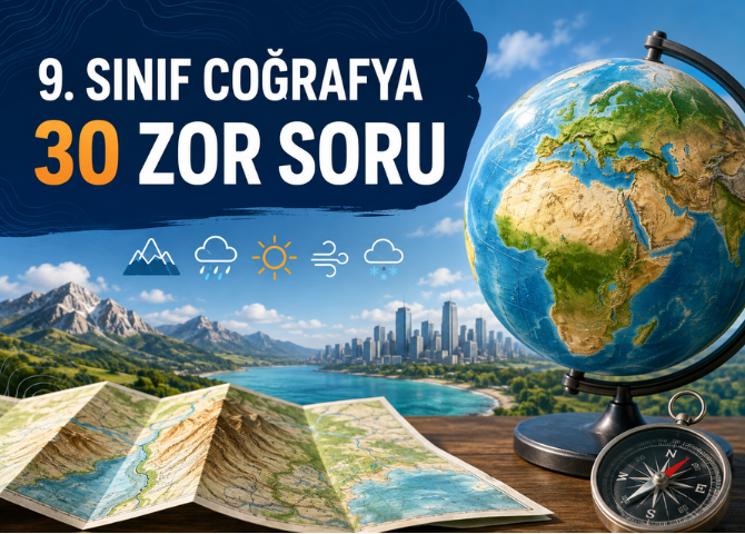 9. Sınıf Coğrafya Zor Sorular Konu Açıklaması