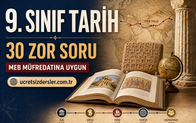 9. Sınıf Tarih Zor Sorular Konu Açıklaması