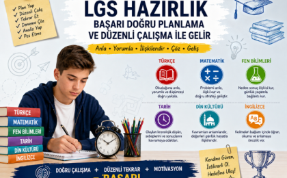 LGS Hazırlığında Başarıyı Güçlendiren Temel Çalışma Alanları