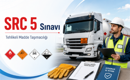 SRC 5 Tehlikeli Madde Taşımacılığı 50 Soruluk Çözümlü Çalışma Testi