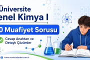Üniversite Genel Kimya I Muafiyet Soruları