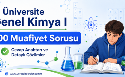 Üniversite Genel Kimya I Muafiyet Soruları