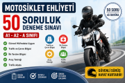 Motosiklet Ehliyeti 50 Soruluk Deneme Sınavı
