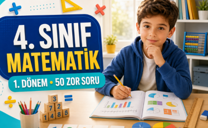 4. Sınıf Matematik 1. Dönem 50 Zor Soru Çalışmasının Kapsamı