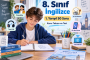 8.Sınıf İngilizce 1. Dönem İçin Özel 50 Test Sorusu