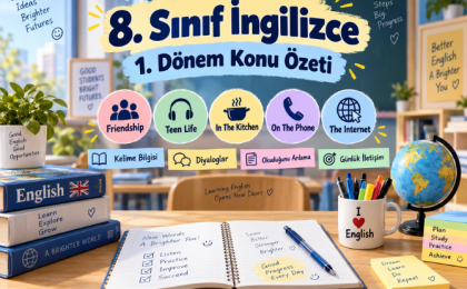 8.Sınıf İngilizce 1.Dönem Sınav soruları