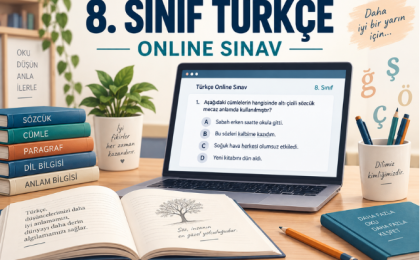 8. Sınıf Türkçe Online Sınavı